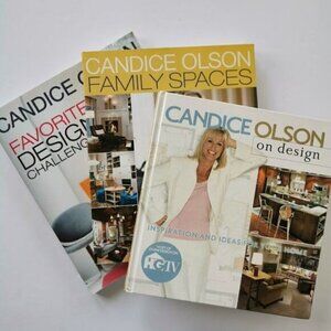 Candice Olson Interior Design Books Set of 3, HGTV Designer Decor Decorating